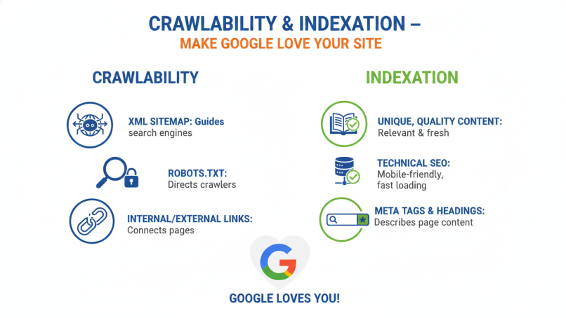 Crawlability  Indexation  Make Google Love Your Site