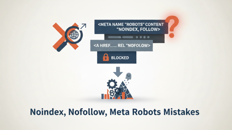 Noindex Nofollow Meta Robots Mistakes